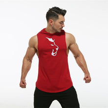 将图片加载到图库查看器，Men&#39;s Hooded Fitness Tank
