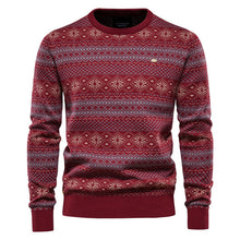 Load image into Gallery viewer, Spliced Cotton Men&#39;s Sweater
