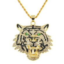 Load image into Gallery viewer, Tiger Crystal Pendant Necklace
