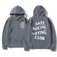 将图片加载到图库查看器，Anti Social Lifting Club Hoodies
