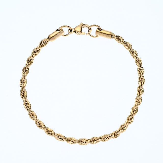 Twisted Rope Chain Bracelet