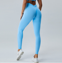 将图片加载到图库查看器，Sexy V Butt Push Up Fitness High Waist Pants
