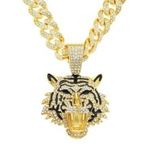 將圖片載入圖庫檢視器 Tiger Crystal Pendant Necklace
