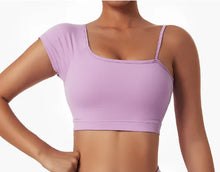 Load image into Gallery viewer, Women&#39;s Workout One Shoulder Top
