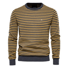 Load image into Gallery viewer, Spliced Cotton Men&#39;s Sweater
