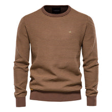 Load image into Gallery viewer, Spliced Cotton Men&#39;s Sweater
