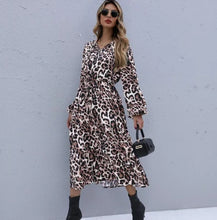 Load image into Gallery viewer, Women&#39;s Leopard Dress
