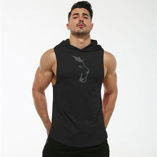 Load image into Gallery viewer, Men&#39;s Hooded Fitness Tank
