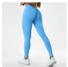 Load image into Gallery viewer, Sexy V Butt Push Up Fitness High Waist Pants
