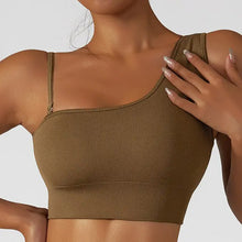 Load image into Gallery viewer, Women&#39;s Workout One Shoulder Top
