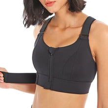 将图片加载到图库查看器，Women&#39;s Extra Support Zip Up Sports Bra
