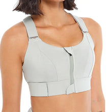 Load image into Gallery viewer, Women&#39;s Extra Support Zip Up Sports Bra
