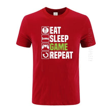 Load image into Gallery viewer, Eat Sleep Game T-shirt
