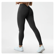 Load image into Gallery viewer, Sexy V Butt Push Up Fitness High Waist Pants
