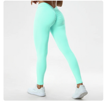 Load image into Gallery viewer, Sexy V Butt Push Up Fitness High Waist Pants
