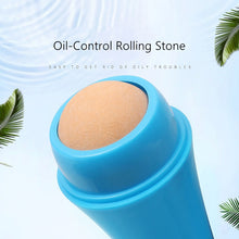 将图片加载到图库查看器，Natural Volcanic Roller Oil Control Rolling Stone Matte Makeup Face Skin Care Tool
