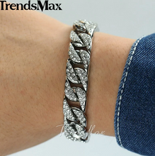 将图片加载到图库查看器，Miami Curb Cuban Chain Bracelet For Men Gold
