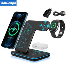 将图片加载到图库查看器，Wireless Charging Stand For Apple Watch And iPhone
