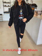 Load image into Gallery viewer, Sexy High Waist Tassel Ripped Holes Denim Pants Female Trousers Pencil Jeans Women Skinny Pants Black Jeans
