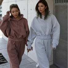 Load image into Gallery viewer, Women Warm Hoodie and Pants Set
