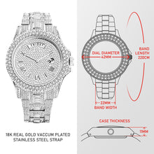 將圖片載入圖庫檢視器 Masculino Diamond Quartz Watches
