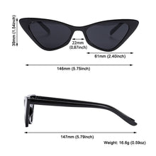 將圖片載入圖庫檢視器 2022 New Vintage Cat Eye Sunglasses
