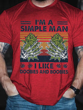 Load image into Gallery viewer, I&#39;m A Simple Man Printed T-Shirt
