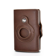 将图片加载到图库查看器，Rfid Card Holder Men Women Airtag Wallet Money Bag Leather Purse Slim Thin Wallet
