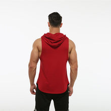 将图片加载到图库查看器，Men&#39;s Hooded Fitness Tank
