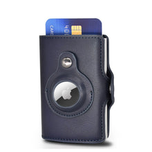 將圖片載入圖庫檢視器 Rfid Card Holder Men Women Airtag Wallet Money Bag Leather Purse Slim Thin Wallet
