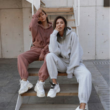 Load image into Gallery viewer, Women Warm Hoodie and Pants Set
