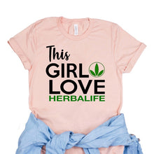 將圖片載入圖庫檢視器 Herbalife Wellness Women T-Shirt Funny Herbalife Girl Casual T-Shirt Tops Workout Tees Summer Short Sleeve T-Shirts
