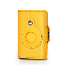 将图片加载到图库查看器，Rfid Card Holder Men Women Airtag Wallet Money Bag Leather Purse Slim Thin Wallet
