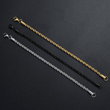 将图片加载到图库查看器，Twisted Rope Chain Bracelet
