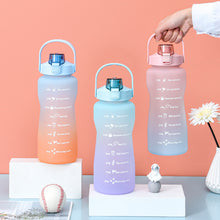 将图片加载到图库查看器，2L Large Capacity Water Bottle Straw Cup
