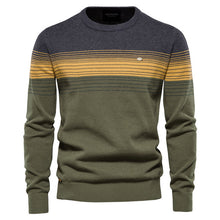 Load image into Gallery viewer, Spliced Cotton Men&#39;s Sweater
