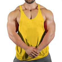 將圖片載入圖庫檢視器 Bodybuilding Suspenders Shirt for Men
