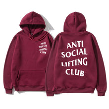 将图片加载到图库查看器，Anti Social Lifting Club Hoodies
