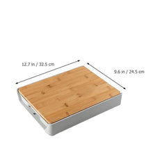 将图片加载到图库查看器，Cutting Board with Containers
