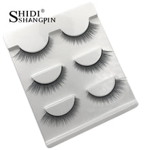 將圖片載入圖庫檢視器 3 Pairs Natural False Eyelashes Eyelash Extension Full Strip Lash Makeup Tool Maquillage Cilia Cilios Eye Lashes Faux Cilios
