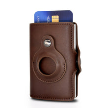 將圖片載入圖庫檢視器 Rfid Card Holder Men Women Airtag Wallet Money Bag Leather Purse Slim Thin Wallet
