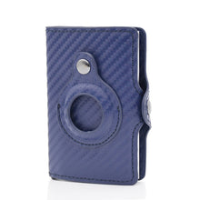 将图片加载到图库查看器，Rfid Card Holder Men Women Airtag Wallet Money Bag Leather Purse Slim Thin Wallet
