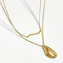 将图片加载到图库查看器，Set Waterdrop Irregular Necklaces
