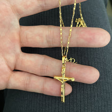 將圖片載入圖庫檢視器 Gold Plated Cross Necklace
