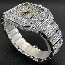 将图片加载到图库查看器，Waterproof Full Diamond Men&#39;s Watches
