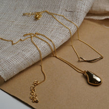 将图片加载到图库查看器，Set Waterdrop Irregular Necklaces
