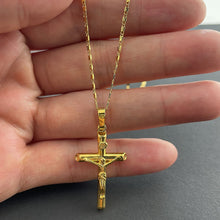 將圖片載入圖庫檢視器 Gold Plated Cross Necklace
