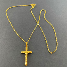 將圖片載入圖庫檢視器 Gold Plated Cross Necklace
