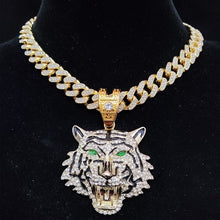 Load image into Gallery viewer, Tiger Crystal Pendant Necklace
