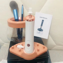 将图片加载到图库查看器，Automatic Electric Silicone Makeup Brushes Cleaning Tool
